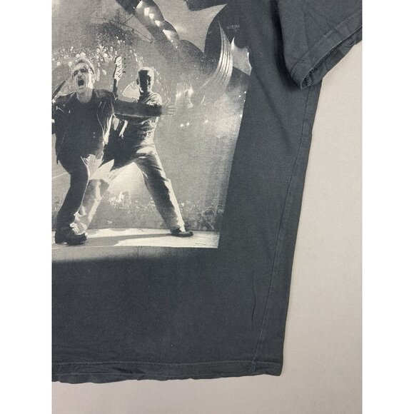 Vintage Y2K U2 Band Tee 360 Degrees Tour Concert Promo Rare Black XL Shirt Art - Picture 6 of 10
